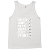 road bait beer boat fish story Tank Top