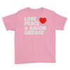 love peace and bacon grease Youth Tee