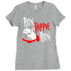 run hippie run Ladies Fitted T-Shirt