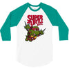 super turtle bros raph 3/4 Sleeve Shirt