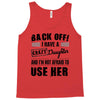 Back Off Crazy Daughter Afraid To Use Her Tank Top