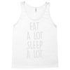eat a lot sleep a lo Tank Top