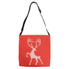 christmas deer Adjustable Strap Totes