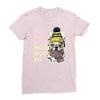 ski mood french bulldog Ladies Fitted T-Shirt