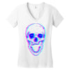 cmskull Women's V-Neck T-Shirt