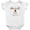 vitruvian robot Baby Bodysuit