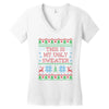 this is my ugly sweater Women's V-Neck T-Shirt