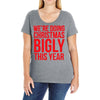 we're doing christmas bigly this year Ladies Curvy T-Shirt