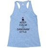 keep calm and gangnam style black t shirt Racerback Tank