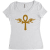 ankh eyes Women's Triblend Scoop T-shirt