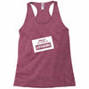 my name is awesome Racerback Tank