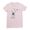 bummer, man Ladies Fitted T-Shirt