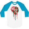 black power 3/4 Sleeve Shirt