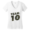 team 10 Women's V-Neck T-Shirt