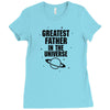 Greatest Father In The Universe Ladies Fitted T-Shirt