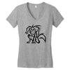 werewolf Women's V-Neck T-Shirt