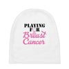 playing for breast cancer Baby Beanies