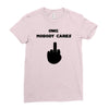 omg nobody cares Ladies Fitted T-Shirt