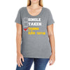 single taken trainin to go super saiyan Ladies Curvy T-Shirt