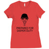 prepared for diaper Ladies Fitted T-Shirt