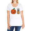 pumpkin spice Ladies Curvy T-Shirt