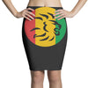 rasta lion head reggae dub step music dance Pencil Skirts