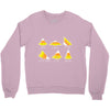 candy corn are triangles Crewneck Sweatshirt