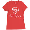 fun guy Ladies Fitted T-Shirt