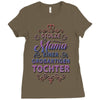 stolze mama einer grossartigen tochter hoodie Ladies Fitted T-Shirt