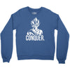 conquer   super saiyan goku Crewneck Sweatshirt