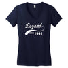 legend since 1991 Women's V-Neck T-Shirt