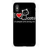 i love cats it's people who annoy me iPhoneX
