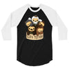 sloth motion 3/4 Sleeve Shirt