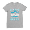 Camping Is Like Sex Ladies Fitted T-Shirt