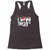 i love the 90's  musik dj fun Racerback Tank