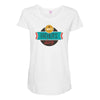 HAPPY FATHERS DAY Maternity Scoop Neck T-shirt