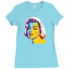 pop art marilyn monroe Ladies Fitted T-Shirt