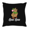 Gus Gus Throw Pillow
