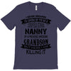 Super Cool Nanny Of A Freaking Awesome Grandson T-Shirt