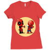 deadpool Ladies Fitted T-Shirt