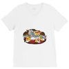 cheddar power V-Neck Tee
