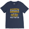 algorithm word used by programmers V-Neck Tee
