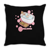 clean eating Throw Pillow