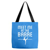 meet me at the barre ballet shoes funny Tote Bags