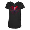 love red best Maternity Scoop Neck T-shirt