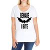 beware i bite Ladies Curvy T-Shirt