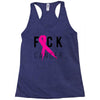 fuck cancer Racerback Tank