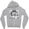girl smoking a blunt Zipper Hoodie