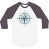 compass sun 3/4 Sleeve Shirt