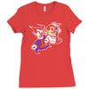 paper gotham 2 Ladies Fitted T-Shirt